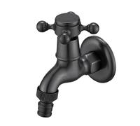 Wall Mounted Vintage Style Taps Outdoor Taps for Garden Hose Faucet, Multifunctional Outside Garden Tap,short3