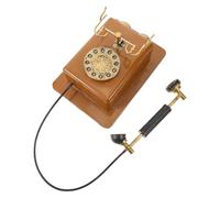 Wall Mounted Vintage Telephone Model Iron Decorative Accent | Photo Prop, Office Display Piece, Authentic Retro Design, Lightweight with Easy Installation