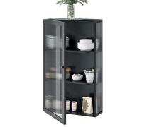 Wall Mounted Wall Cabinet Storage Solution For Kitchen, Bathroom, Bedroom Entrance Single Door Medicine Cabinet & Supplies Organizer