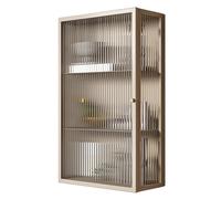 Wall Mounted Wall Cabinet Storage Solution For Kitchen, Bathroom, Bedroom Entrance Single Door Medicine Cabinet & Supplies Organizer