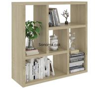 Vidaxl Wall Shelf Sonoma Oak 45.1X16X45.1 Cm Engineered Wood