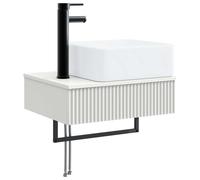 Wall-Mounted Wash Basin Wall-mounted Engineered Wood Bathroom Interior vidaXL