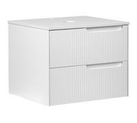 Wall Mounted Washbasin Cabinet QUINTELA 60 cm White