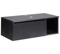 Wall Mounted Washbasin Cabinet RUPANCO 80 cm Black