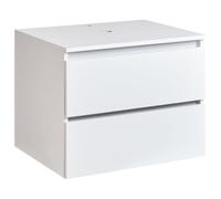 Wall Mounted Vanity Unit SERRA 60 cm White