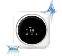 Wall-mounted washing machine Washing Machine Small Portable Home Dryer Dryer 2 in 1 Cleaning for Underwear Clothes Sock Wall Mounted Fully Automatic Front Drum for Apartment RVs Hotels (Wall