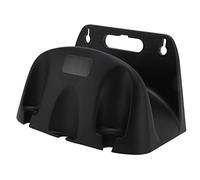 Wall Mounted Water Pipe Reel Bracket Hose Pipe Hanger for Tube Winding, Eco Friendly ABS, Strong Load Bearing, Cold Resistance, Scope of Application: Garden Irrigation, Car (Black)