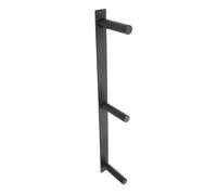 Wall Mounted Weight Plate Storage Rack - Heavy Duty Steel Barbell Plate Holder Organizer, Space Saving Vertical Wall Rack