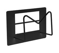 Wall Mounted Weight Scale Holder Iron Metal Black Storage Rack | No Drilling Needed, Sturdy Support, Countertop Decluttering, for Dorm Residents and Apartment Renters