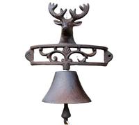 Wall-Mounted Welcome doorbell， Cast Iron Doorbell and Dinner Bell for Outdoor Church and