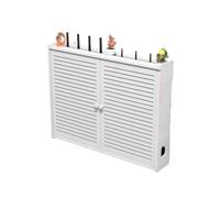 Wall Mounted WiFi Router Storage Box, Assembled Cable Management Cabinet for Home & Office, Space-Saving Router Shelf, Easy Installation, Stylish Design