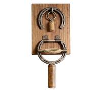 Wall-Mounted Wine Bottle Opener, Horseshoe-Design Kitchen Gadget | Wall-mounted wine bottle opener with a distinctive horseshoe design, built as a practical kitchen gadget for opening wine