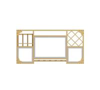 Wall Mounted Wine Rack with Glass Holder - Mini Bar Cabinet & Display Shelf for Whiskey Wine & Spirits - Stylish Kitchen Storagefor Home Decor.