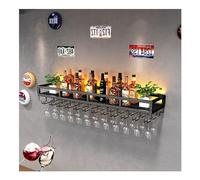 Wall Mounted Wine Rack with s Holder - Mini Bar Sto Shelf for Kitchen & Dining Room Corner Liquor Display Cabinet Slish Bar Shelves for Home Decor