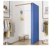 Wall-Mounted with Curtain, Corner Dressing Room Divider for Office, Mall & Boutique - Stylish and Functional Space Separator.