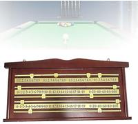 Wall-Mounted Wooden Billiard Scoreboard - Pool Game Score Keeper & Recorder Accessories for Home, Bar, or Game Room - Perfect for Billiards Enthusiasts