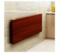 Wall-Mounted Wooden Folding Computer Desk - Space-Saving Drop Leaf Table for Study Dining Room or Bedroom - Stylish & Functional Home Office Solution
