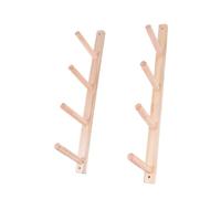 Wall Mounted Yoga Mat Holder, 2-4 Tier Storage Rack for Gym Organization, Space Saving Display Stand
