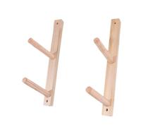 Wall Mounted Yoga Mat Holder, 2-4 Tier Storage Rack for Gym Organization, Space Saving Display Stand