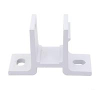 Wall Mounting Bracket Replacement For Retractable Awnings, White Replacement Spare Parts Wall Mounting Bracket Ensures Stability For 40 Square Pipe Use Aluminium Support Hardware for Garden Shade