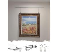 Wall Mounting Hooks System for Secure Display of Posters and Frames on Various Surfaces
