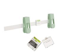 Wall Mounting Leveler with Adjustable Ruler and Push to Drive Nail System | Integrated Storage Case Keeps 36 Preloaded Nails Organised, So You Can Photo Frames And Wall Art Quickly Without