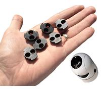 Wall Mounts for HelloBaby Monitor Camera HB6550/ Pro/ HB6560/ HB65/ HB6339/ HB40/ HB6081/ HB66/ HB6351, Replaces Original, Minimalist Design, Black, Made in Texas, 6pcs