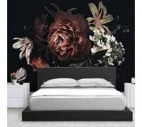 Wall Mural 3D Peel and Stick Self-Adhesive Wallpaper Sticker Home Decor Background Large Art Wall Painting Plants and Flowers 200(W) X150(H) Cm for Bedroom Cafe Bar Office -6760203