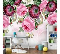 Wall Mural 3D Peel and Stick Self-Adhesive Wallpaper Sticker Home Decor Background Large Art Wall Painting Plants and Flowers 500(W) X350(H) Cm for Bedroom Cafe Bar Office -8847812
