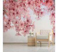 Wall Mural 3D Peel and Stick Self-Adhesive Wallpaper Sticker Home Decor Background Large Art Wall Painting Plants and Flowers 368(W) X254(H) Cm for Bedroom Cafe Bar Office -3561341