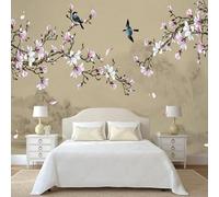 Wall Mural 3D Wallpaper Peel and Stick Christmas Decor Self Adhesive - Flower Animals 400(W) X280(H) Cm Painting - Wallpaper Easy to Use for Tv and Sofa Background Walls Wall-3293782