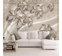 Wall Mural 3D Wallpaper Peel and Stick Christmas Decor Self Adhesive - Plants and Flowers 350(W) X256(H) Cm Painting - Wallpaper Easy to Use for Tv and Sofa Background Walls -8209876