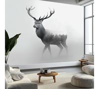 Wall Mural Animal Stag 300 x 210 cm Photo Wallpaper, Non-Woven Mural Wallpaper for Living Room Bedroom Kids Room TV Sofa Background Family Wall Decor