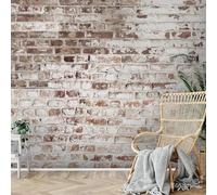 Wall Mural Brick Wall 150x105 cm 3D Photo Wallpaper Rustic Style Wallpaper Non-Woven Art Decoration Poster for Bedrooms and Living Room 1346-ABC