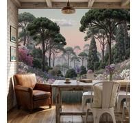 Wall Mural Healing Pastoral Scenery Silk Art Print Wallpaper Decor