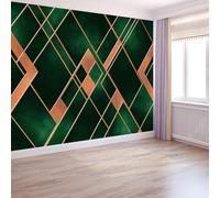 Wall Mural Modernism Photo Wallpaper Mural 300 x 210 cm (W x H), Abstract Geometry Stripes Photo Wall Art Decor Poster Wallpaper for Living Room, Bedroom, Office and Kids Room, Easy to Install