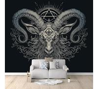 Wall Mural Photo Wallpaper Dark Fantasy Art Deer Head 400x280 cm Wall Art 3D Wallpaper Mural Photo Kids Bedroom Living Room Home Poster Wall Decoration