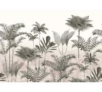 Wall mural Rasch Jungle Plants Ferns Beige grey Lirico 556223 (14,10£/1qm)