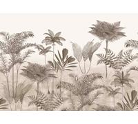 Wall mural Rasch Jungle Plants Ferns Brown Beige Lirico 556186 (14,10£/1qm)