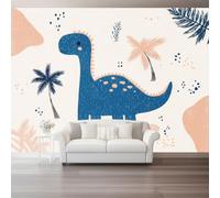 Wall Mural Wallpaper Modern Minimalist Style 250x175cm, Multicolour | Cartoon Polka Dot Tree Animal Dinosaur Art Photo Wallpaper for Living Room Bedroom Children's Room Home Wall Decor