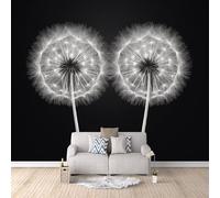 Wall Murals Dandelion Photo Wallpaper Mural 3D, Non-Woven Wallpaper, Modern Decoration Poster Picture White Dandelion Wall Mural for Living Room Bedroom 500 × 280 cm (W x H)