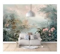 Wall Murals for Bedrooms Adults Tropical rainforest, coconut palms, green forest 100x70cm Photo Self-adhesive Wallpaper Creative DIY Art Mural Decoration Decal Living Room Dining Bedroom Decor