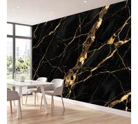 Wall Murals Modern Abstract Mural Removable Wall Covering, Irregular Shapes Lines Marble Texture Photo Wallpaper for Living Room Bedroom Office Kids Dorm Decor, 250 x 175 cm