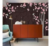 Wall Murals Wallpaper Peel and Stick Bathroom Wallpaper for Bedroom Plants, Trees and Flowers 450(W) X315(H) Cm 3D Render 3D Self Adhesive Wall Stickers Decals Wall Posters -3675660