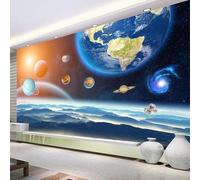 Wall Murals Wallpaper Peel and Stick Bathroom Wallpaper for Bedroom Universe Outer Space Landscape 416(W) X254(H) Cm 3D Render 3D Self Adhesive Wall Stickers Decals Wall Post-1937743