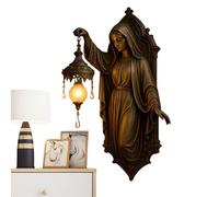 Wall Night Light,Vintage Resin Figurines Home Decor | Virgin Mary Wireless Wall Sconce | for Hallway Entryway Dorm Study Nursery Christmas Holiday Birthday Party