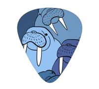 Wall Of Walrus,12 Pcs Guitar Pick,3 Different Thickness Plectrums for Acoustic Guitar Bass Ukulele (0.46mm 0.96mm 0.71mm)