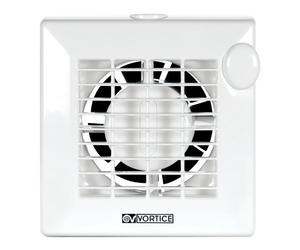 Wall Or Glass Extractor Fan Vortice, Model Punto M 100 4 White
