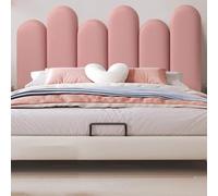 Wall Padding,3D Soft Wall Panels for Kids, Self-Adhesive Upholstered Headboards, Nursery Wall Decor, Dark Pink Wall Padding Stickers, 40x50cm - Perfect for Playroom & Bedroom