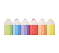 Wall Padding,6 Pcs 3D Pencil-Shaped Wall Padding for Kids 25x50x3cm Rainbow Color WallMats for Kids,Playroom WallProtection Suitable for Classrooms, Daycare Center